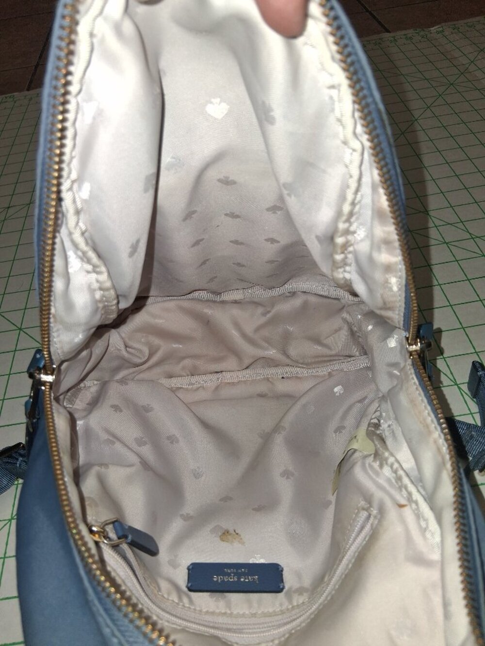 Kate Spade Medium Backpack In Concell Blue - Picture 14 of 16